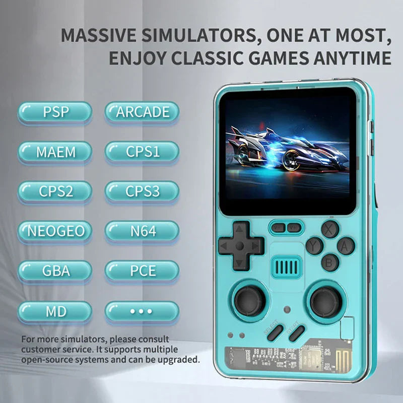 High Resolution Retro Handheld Game Console Powkiddy RGB20 Pro 3.2 Inch IPS 1024x768 5000mAh 10-Hour Wi-Fi Bluetooth HDMI Dual TF 256GB N64 PS1 NDS Emulator