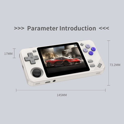 Handheld Game Console Powkiddy RGB10X with 3.5-Inch IPS OCA full-lamination, 480x320, 64GB or 128GB Options, 2800mAh Battery