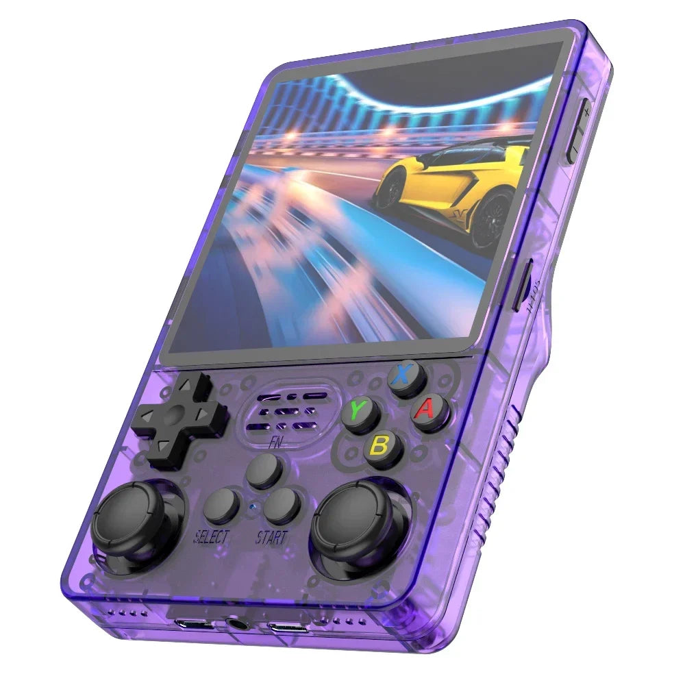 Handheld Game Console R36S Plus with 4.0-Inch IPS, 720x720 resolution, 64GB or 128GB Options, Linux