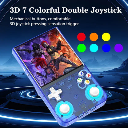 Handheld Game Console R36 ULTRA with 4-Inch IPS, 720x720, 128GB or 64GB Options, 3000mAh Battery, Open-Source Linux