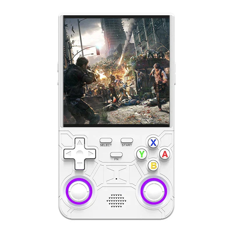 Handheld Game Console R36 ULTRA with 4-Inch IPS, 720x720, 128GB or 64GB Options, 3000mAh Battery, Open-Source Linux