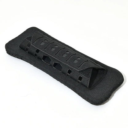 MOLLE Tactical Shoulder Strap Pads 2-Pack in Khaki, Black, Green or Brown with Loop Panels and Padded Backing