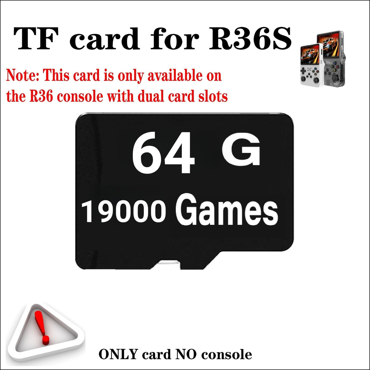R36S Memory Card TF Card Preloaded Retro Games for an Everyday Personal Care Routine, with the Listed Configuration