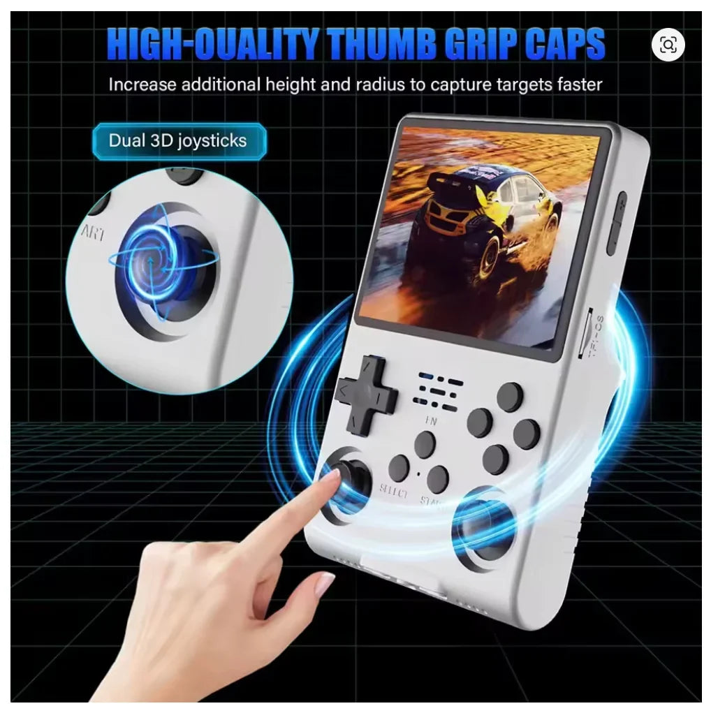 Handheld Game Console R40S Pro with 3.5-Inch IPS HD, 640x480 resolution, 256GB Options, 3500mAh Battery, 30,000-game 256GB bundle