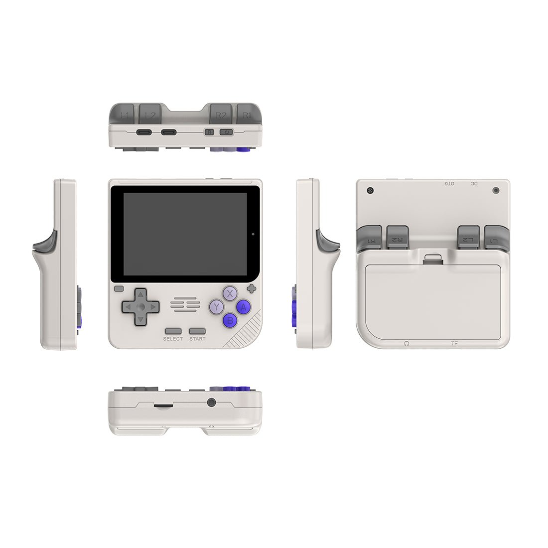 Handheld Game Console Powkiddy V10 with 3.5-Inch IPS full lamination, 480x320, 64GB or 128GB Options, 3000mAh Battery, Linux