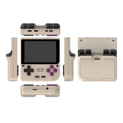 Handheld Game Console Powkiddy V10 with 3.5-Inch IPS full lamination, 480x320, 64GB or 128GB Options, 3000mAh Battery, Linux