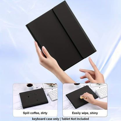 iPad Keyboard Case 11th Gen 2025 10th Gen 2022 7-Color Backlit Wireless Detachable Folio Cover with Pencil Holder for iPad 11-inch A16 10.9 Inch Tablet Keyboard Work Study Travel