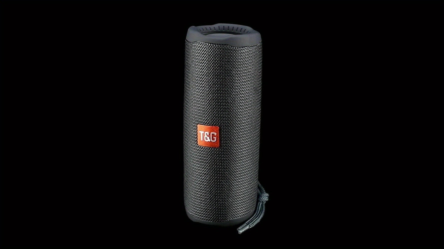 TG365 Portable Bluetooth Speaker with LED Light – TWS Stereo, Built-In Mic, FM Radio, TF Card, USB, AUX, Hands-Free Calling, Shock-Resistant Outdoor Wireless Speaker Gift