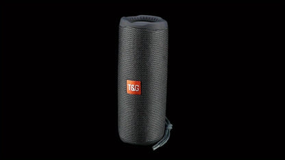 TG365 Portable Bluetooth Speaker with LED Light – TWS Stereo, Built-In Mic, FM Radio, TF Card, USB, AUX, Hands-Free Calling, Shock-Resistant Outdoor Wireless Speaker Gift