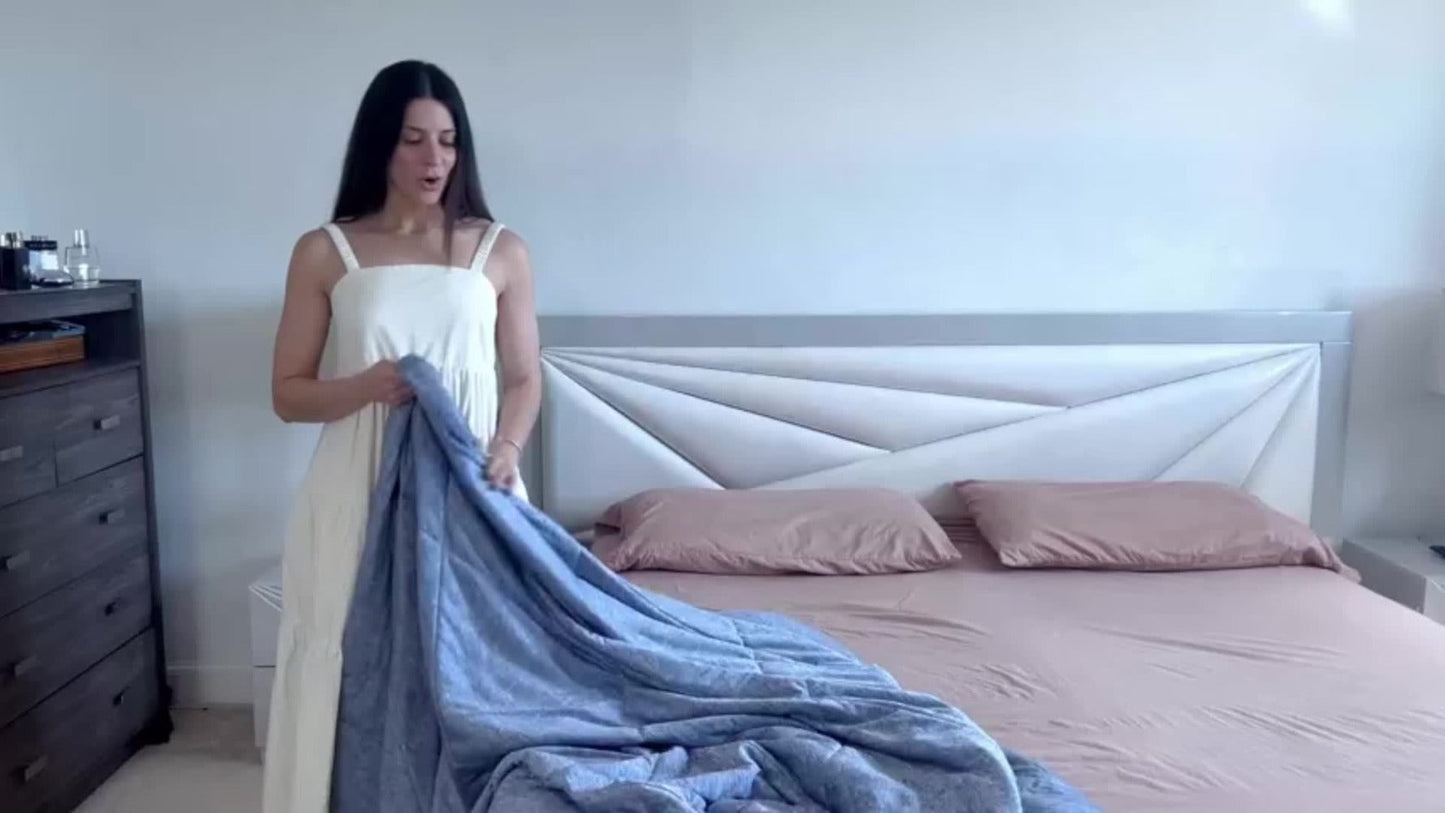 Tie-Dye, Star, Snowflake and Pale-Color Summer Blanket with 51 Throw-to-King Size Options Pictured