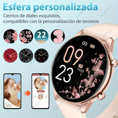 Smartwatch 1.5 Inch Full Touch with Remote Photo Capture, Calling, Music and Sport Modes in Four Colors