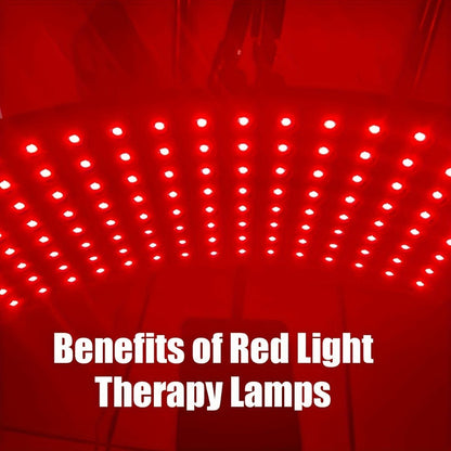 Red Light Therapy Lamp 660nm & 850nm Near Infrared Light Therapy Device with Stand LED Panel for Face Body Skin Rejuvenation Pain Relief Muscle Recovery