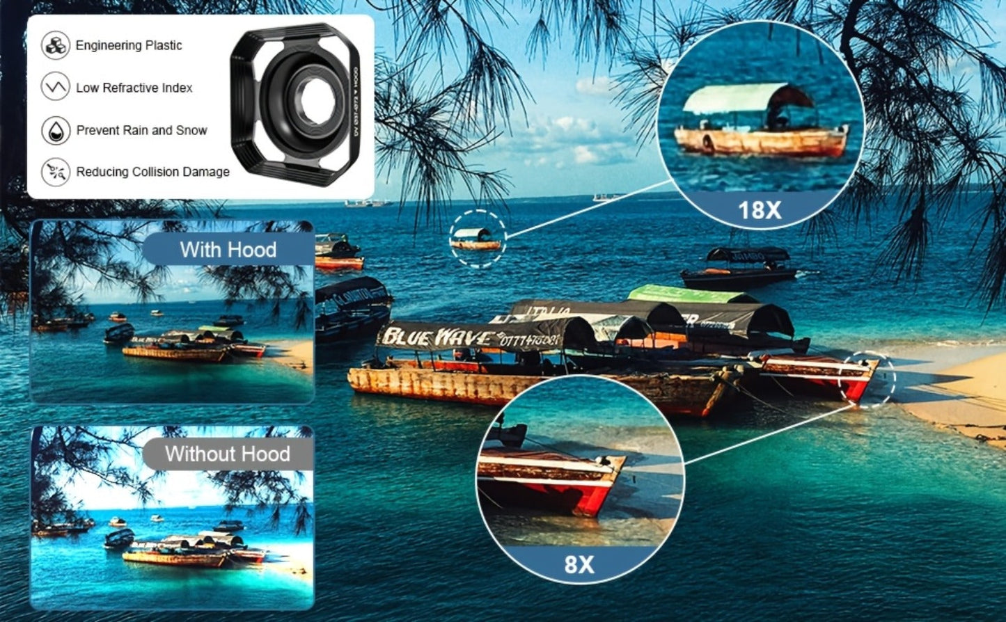 5K Vlogging Camera Camcorder 64MP WiFi for YouTube with IR Night Vision 18X Zoom 3 Inch Touch Screen Webcam External Microphone Remote Control 2 Batteries Loop Recording