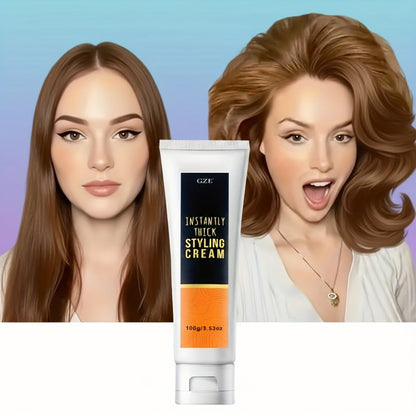 GIZE 100g Hair Styling Cream in Black-and-White Squeeze Tube for Hair Texture Styling Application