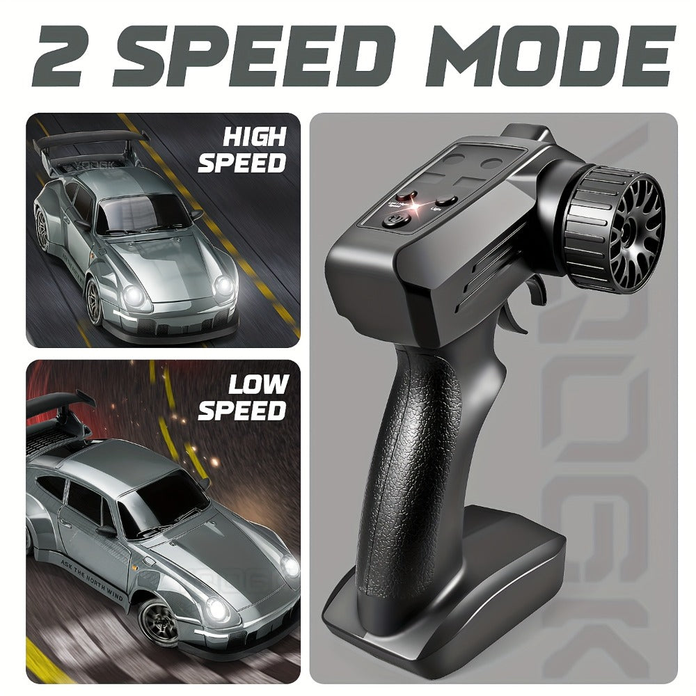 RC Drift Car S814 1:24 Scale Sports Car with Remote Controller, Display Cones and Five Color Selections