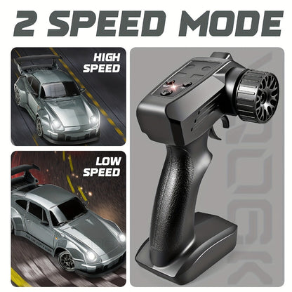RC Drift Car S814 1:24 Scale Sports Car with Remote Controller, Display Cones and Five Color Selections