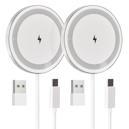 Magnetic Wireless Charging Pad Multi-Pack in White or Black with Two- or Three-Piece Checkout Options