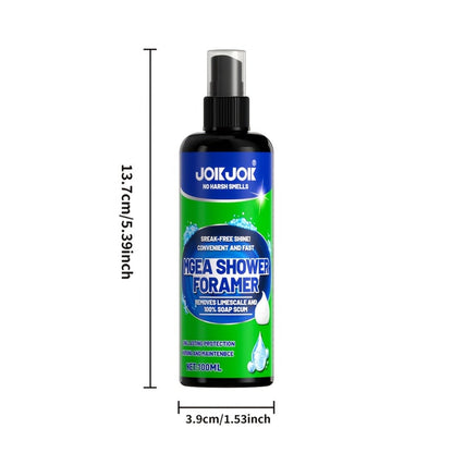 Bathroom Cleaner with Sponge 3.38oz - Deep Cleaning Stain Removal Scrub for Tiles Tub for Bath Time, Home Spa and Personal Care