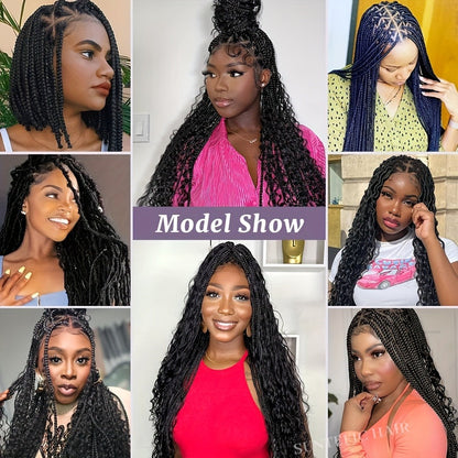 Double-Lace Crochet Wig Cap with Baby Hair and Hook Tool in 82-, 109-, 112- or 121-Section Options