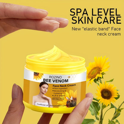 4-Piece ROZINO Bee-Themed Skincare Gift Set with Face and Body Containers in 40g, 50g and 150g Sizes