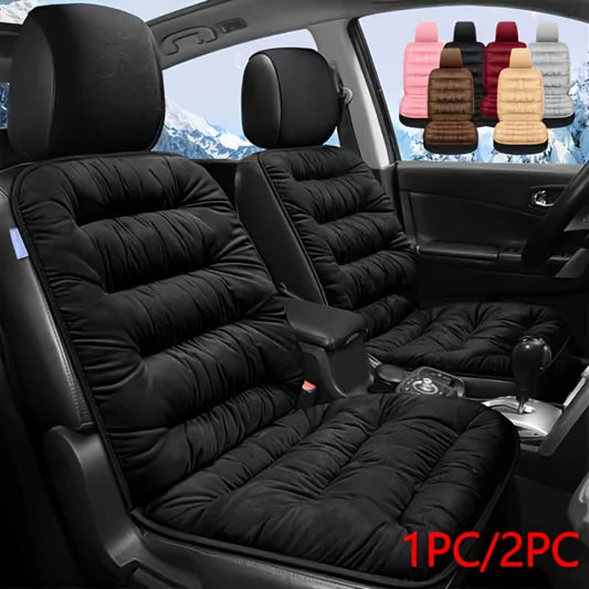 Memory Foam Car Seat Cushion with Storage Bag, Anti-Slip Rubber Bottom Driver Seat Backrest Pad, Single Seat Vest-Style Comfort Cushion for Car, Available in Red Beige Black