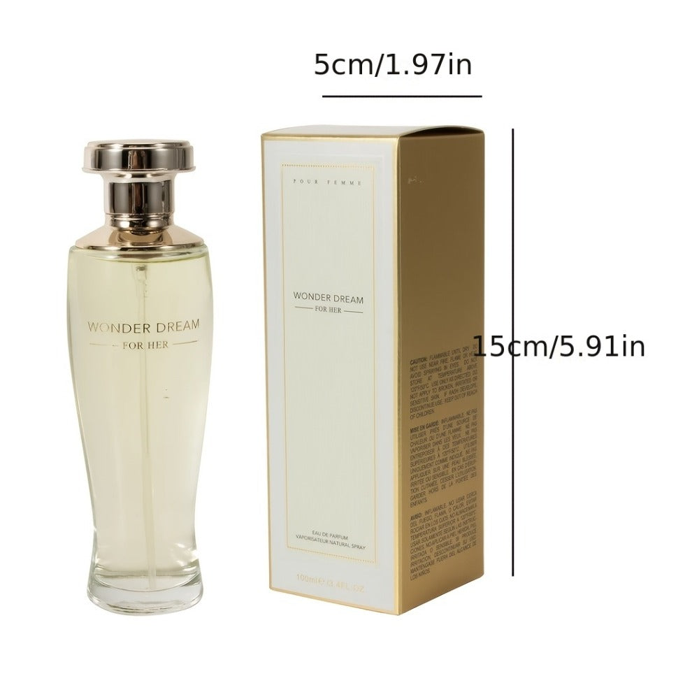 Women's Perfume Wonder Dream Eau de Parfum Three-Piece Set with Sandalwood, Vanilla and White Musk