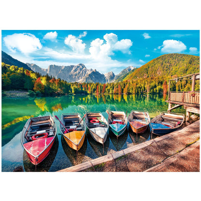 Adult 1000-Piece Jigsaw Puzzle Three-Pack with 20 Wildlife, Scenic and Pattern Theme Combinations