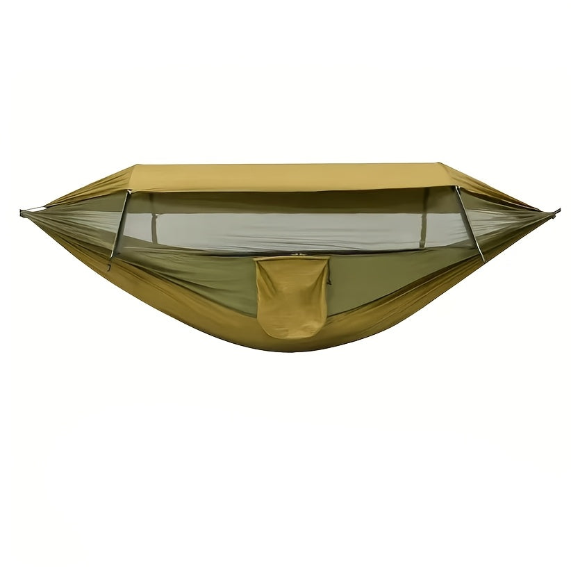 Camping Hammock with Mosquito Net, 210T Nylon, 265lbs Cap.