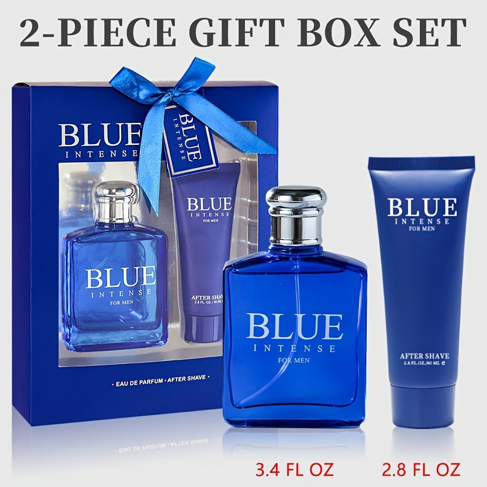 Cologne Gift Set for Men Fresh Eau de Toilette + After Shave 2-Piece - Cucumber Muskmelon for Everyday Face, Beard and Body Grooming