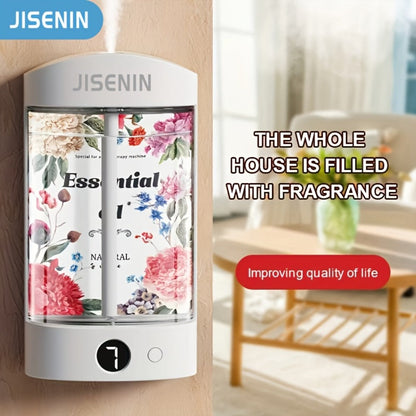 Mini Aroma Diffuser & Humidifier 2-in-1 Portable USB Rechargeable, 7-Level Timer, Silent Operation