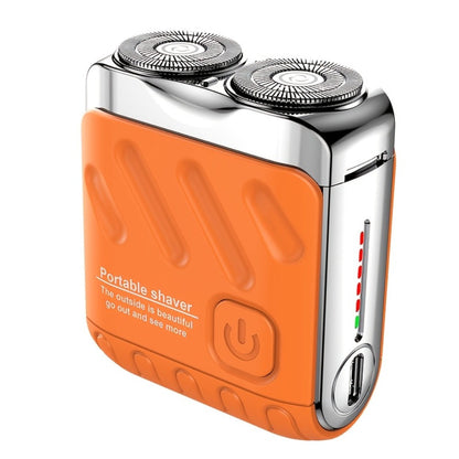 Portable Mini Electric Shaver for Men Dual Floating Blade USB Rechargeable – Cordless Travel Shaver Waterproof & Digital Display Upgrade Multiple Colors, Great Gift for Him
