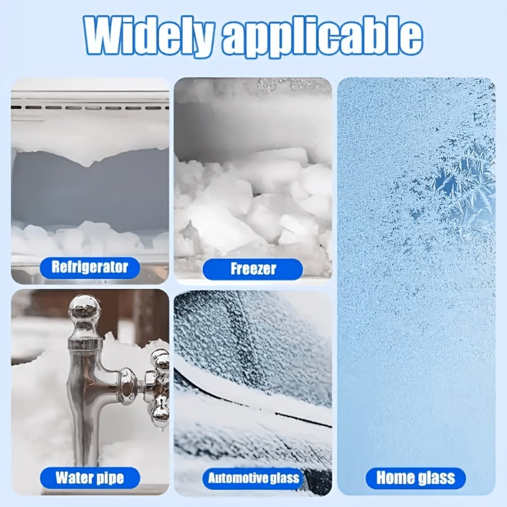 Refrigerator & Freezer De-Icer Spray – Fast Ice Melting & Anti-Freeze Solution for Household Fridges, RV Refrigerators & Freezer Coils, Multi-Purpose De-Icing Agent