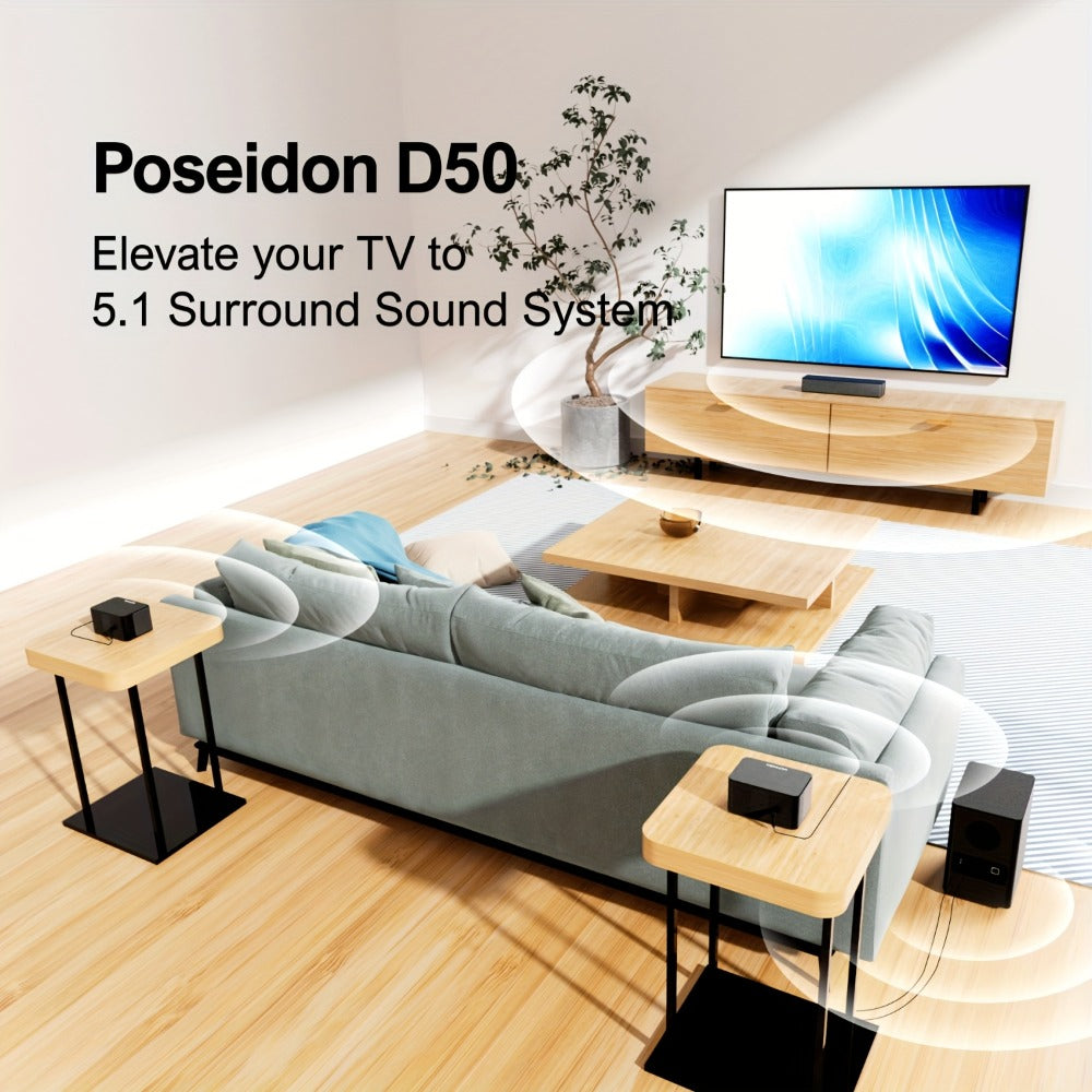 ULTIMEA 5.1-Channel TV Soundbar Set with Subwoofer, Two Rear Speakers and 320W or 410W Options
