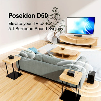 ULTIMEA 5.1-Channel TV Soundbar Set with Subwoofer, Two Rear Speakers and 320W or 410W Options