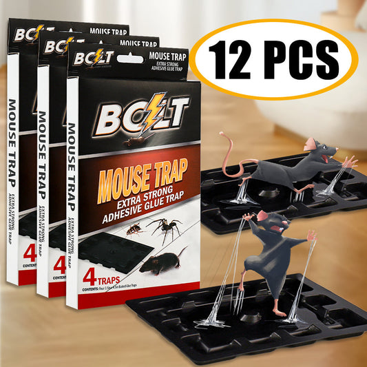 Sticky Mouse Trap Glue Boards Extra Strong Adhesive Pest Control Indoor Outdoor Safe Easy Set