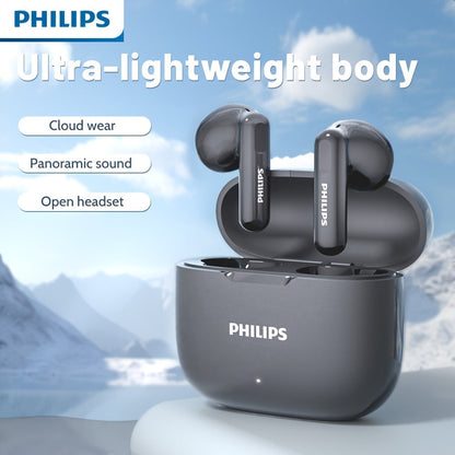 Wireless Earbuds Philips TAT1220 Bluetooth 6.0 with ANC, 360° Sound, Touch and Type-C in Two Colors