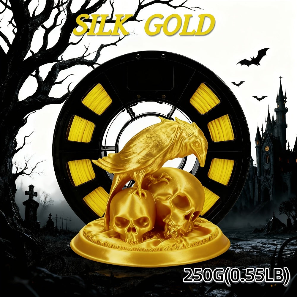 3D Printer Filament PLA 1.75mm 250g Finish Mix with Silk, Transparent and Solid Color Options