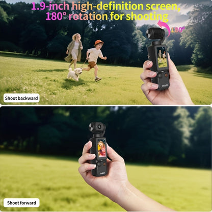 4K UHD Vlogging Action Camera 180° Rotating Lens Anti-Shake 1.9" Screen 2000mAh Battery – Lightweight Travel Cam with Image Stabilization for Vlogging, Hiking & Outdoor Sports | Gift for Teens & Adults