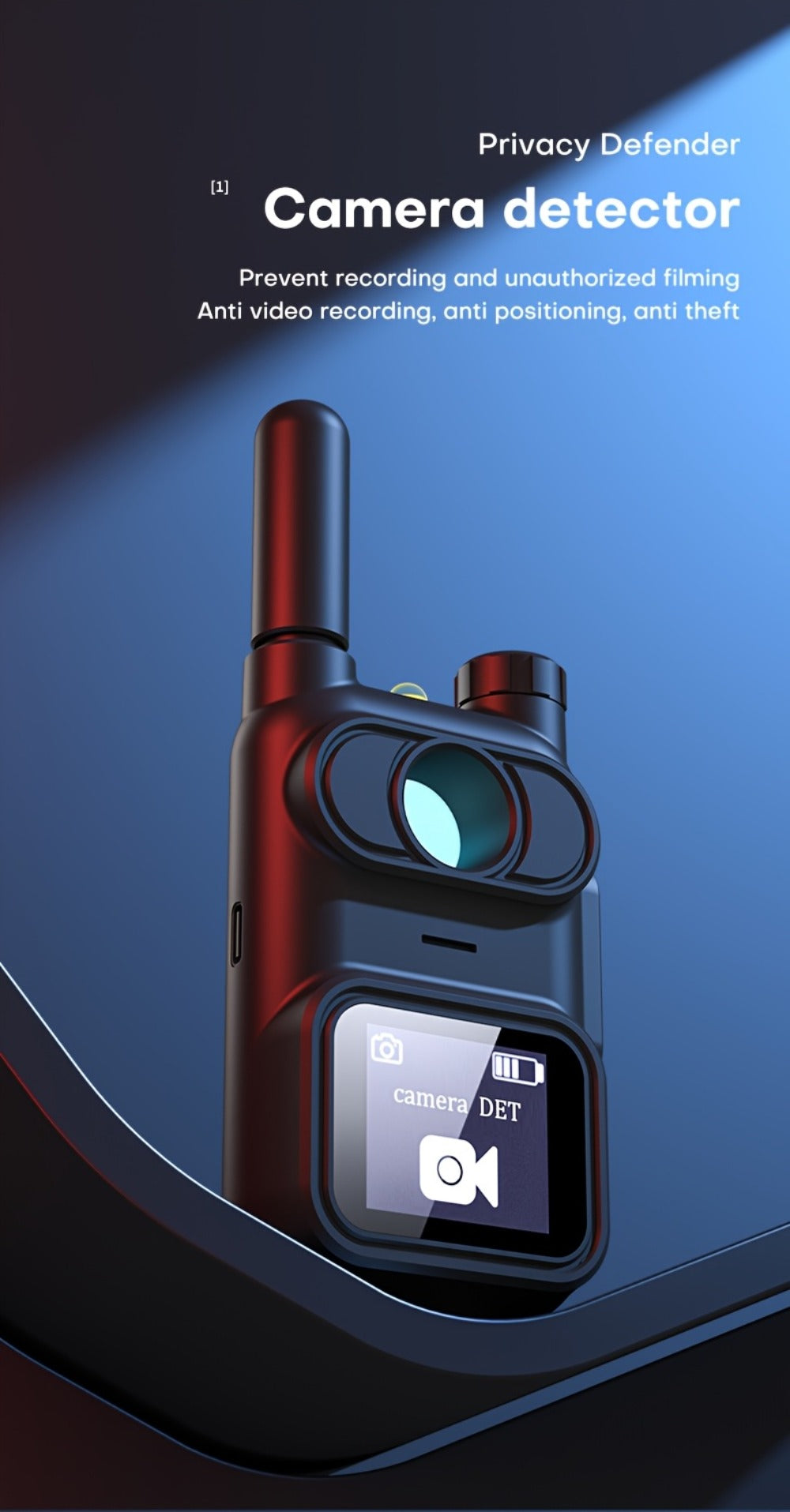 Hidden Camera Detector with OLED Screen, Multi-Function Bug Detector RF Signal Scanner for an Everyday Personal Care Routine