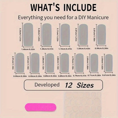 Holographic Nails 120 Pieces 5 Packs Medium Almond Press On Nails Gradient Iridescent – Mixed Color Orange Tones Full Cover Fake Nails Kit with Jelly Glue & Nail File for Women Girls