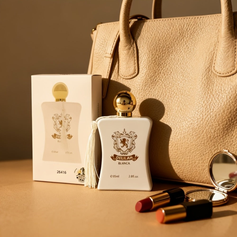 Women's Perfume Delilah Blanca 26416 with Fresh Aromatic Profile in a White Presentation Box