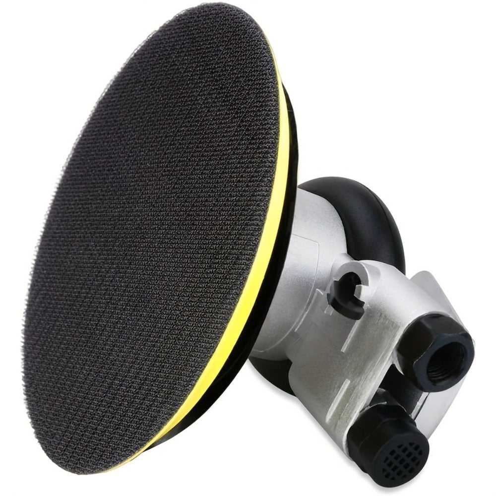 Pneumatic Random Orbit Sander 5-Inch & 6-Inch 12000RPM Dual Action Air Palm Sander for Car Paint Care Rust Removal Polishing Waxing, Heavy-Duty Compressed Air Sander, No Battery Required