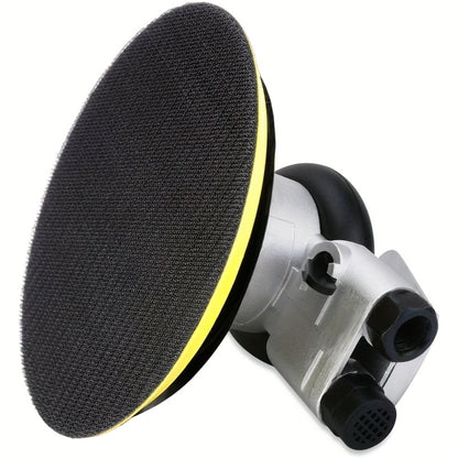 Pneumatic Random Orbit Sander 5-Inch & 6-Inch 12000RPM Dual Action Air Palm Sander for Car Paint Care Rust Removal Polishing Waxing, Heavy-Duty Compressed Air Sander, No Battery Required