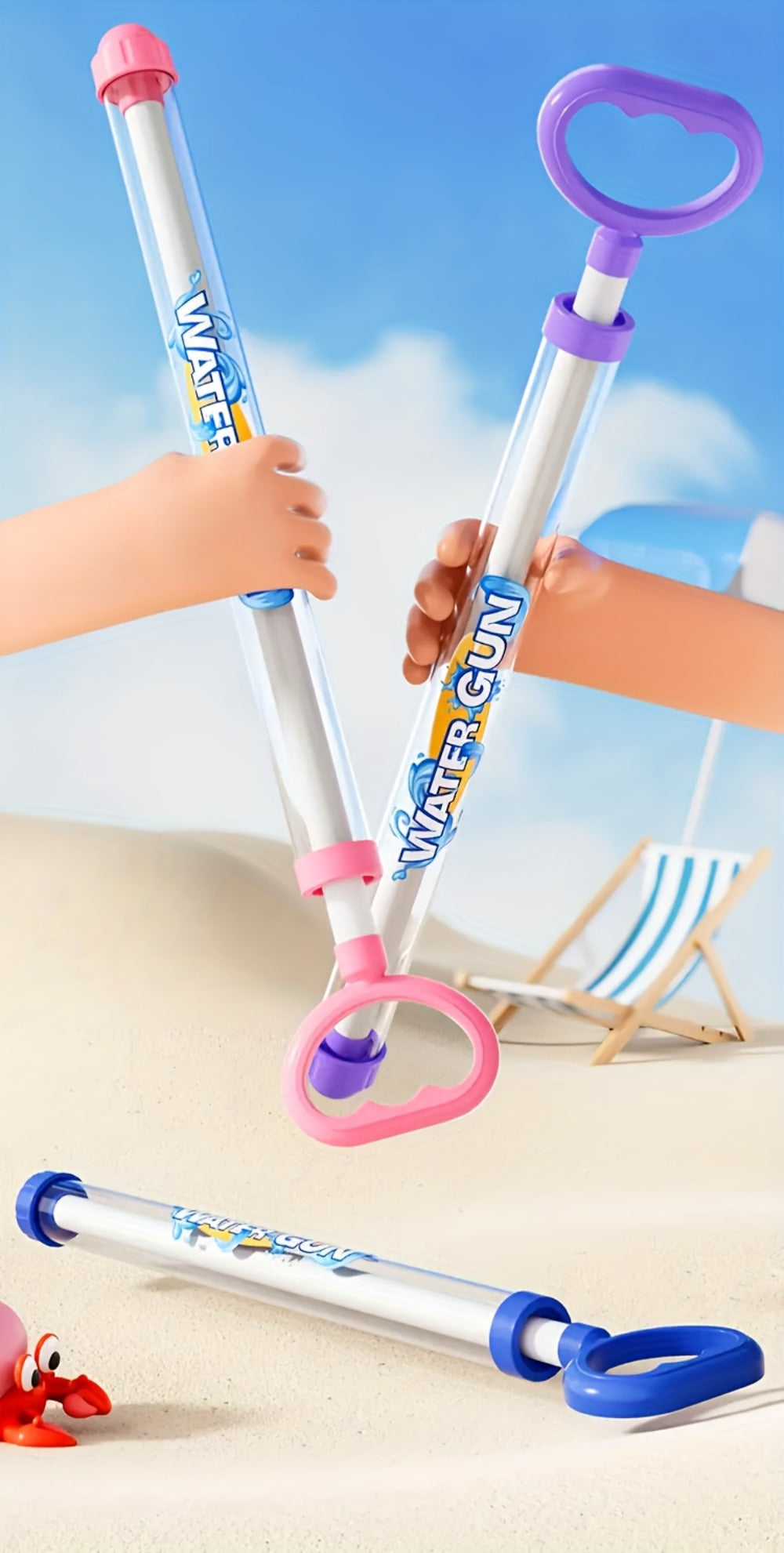 Fireworks Shape Water Gun Toy Set 3 or 6 Pack Squirt Blasters for Kids Pool Beach Backyard Party Summer Water Fight Birthday Gift Boys Girls Ages 3 Plus