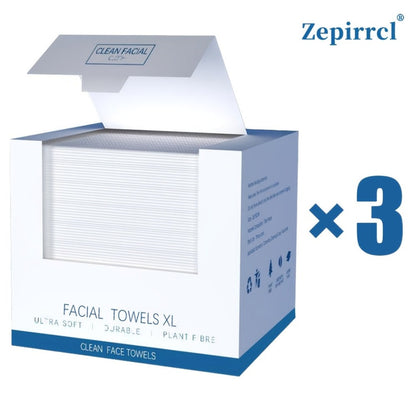Extra Large Disposable Facial Cleansing Tissues 26×30cm – Thickened Ultra-Soft Cotton Wipes for Face Washing & Makeup Removal, Gentle for All Skin Types, 40/120/240 Pcs