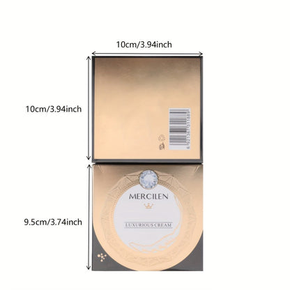 Face Cream Cordyceps Niacinamide Formula in an Alcohol-Free Golden Jar for Morning and Evening Use