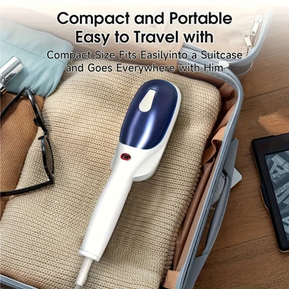 Handheld Steam Iron Garment Steamer, 25-Second Fast Heat-Up, Portable Wrinkle Remover for Clothes