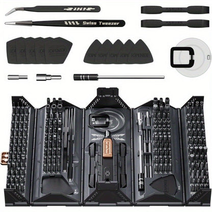 180-in-1 Precision Screwdriver Set, Magnetic Professional Kit for Laptop, Phone, Camera, Tablet, Game Console & Glasses