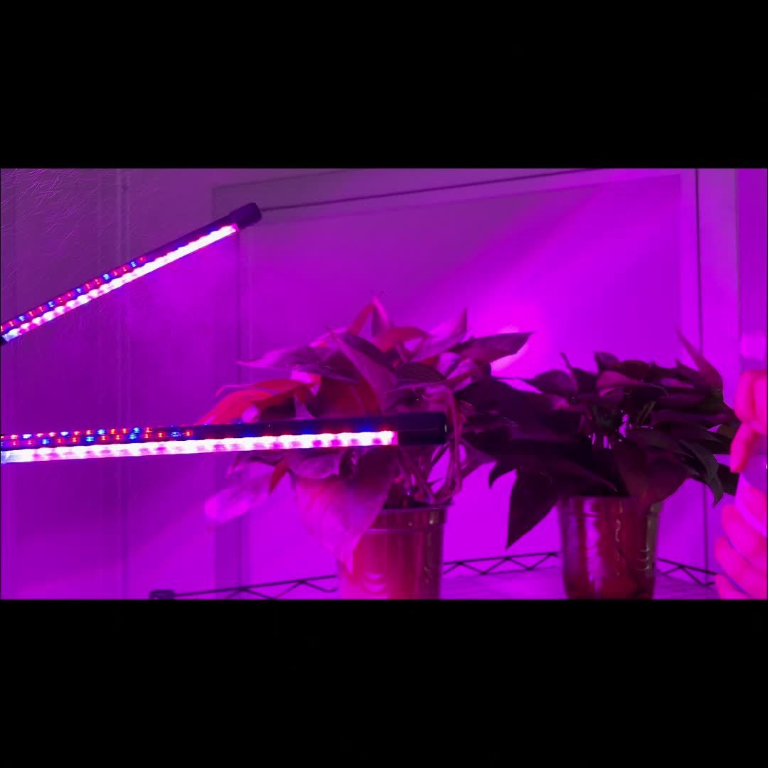 Remote Control Grow Light 4/5 Head Red Blue White Full Spectrum | 29-61'' Adjustable Tripod Stand Auto Timer | Indoor Plants Wireless Floor Lamp
