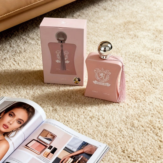 Women's Perfume Niche Eau de Parfum with Gentle Cool Sweet Profile in a Minimal Pink Bottle